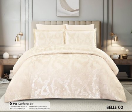 طقم تخت كنج سايز ٦ قطع belle 02